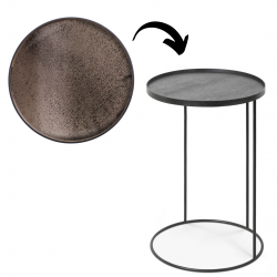 Table d'appoint bronze...