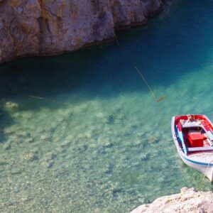 Bateau rouge