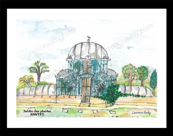 Serre du jardin des plantes à Nantes par Laurence Audy
