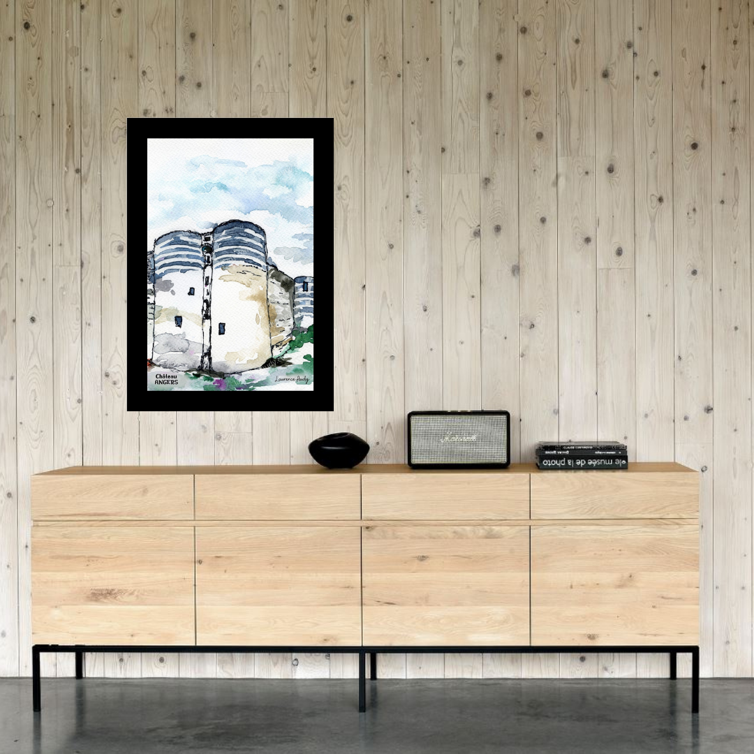 Angers château buffet chêne Ethnicraft