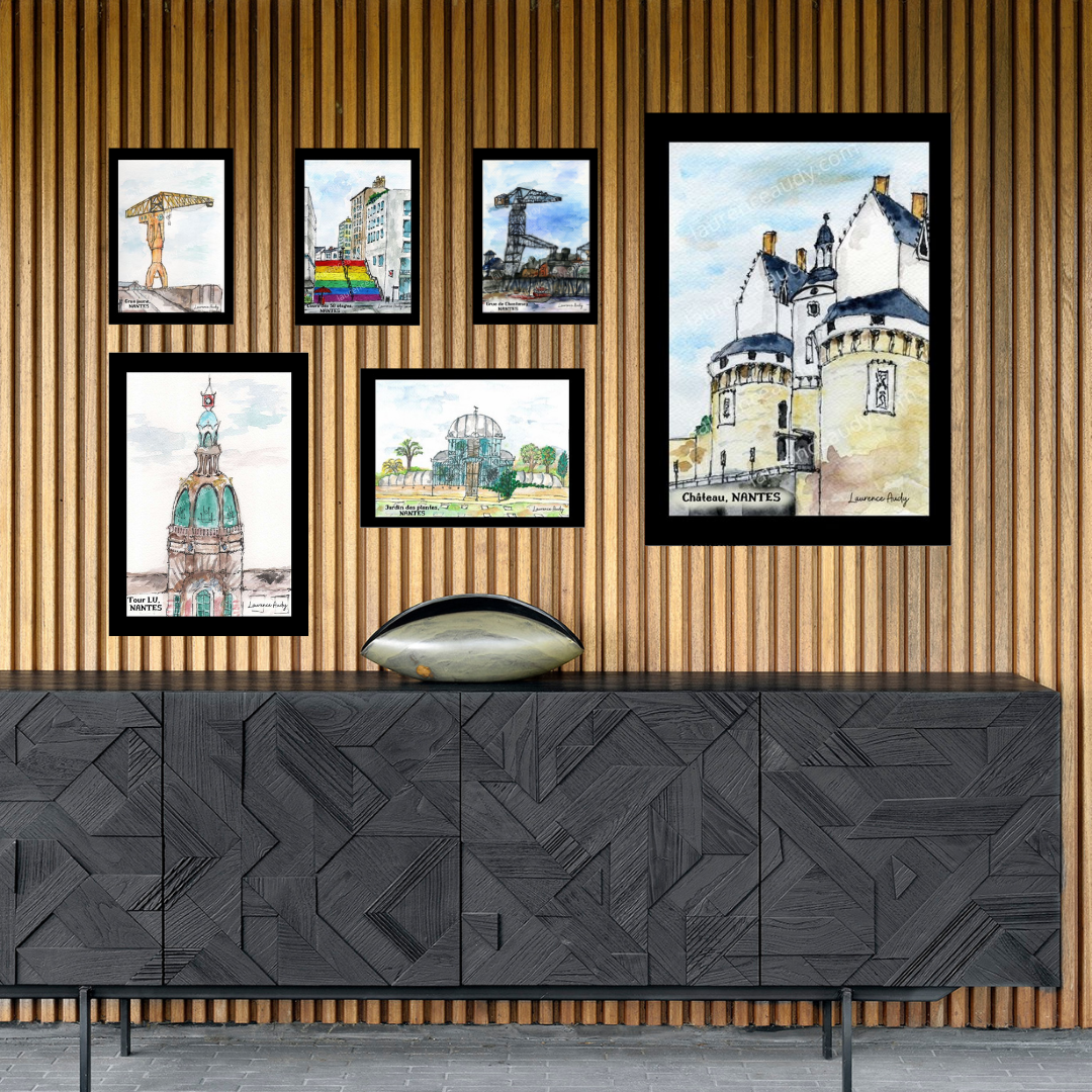 Nantes Château Grue Jaune escalier grue noire tour LU théâtre buffet Ethnicraft Nantes Château Grue Jaune escalier grue noire tour LU théâtre buffet Ethnicraft