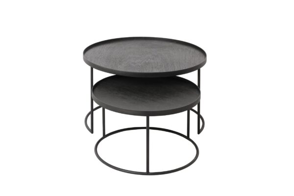 Set de tables basses pour plateau ronds S/L (plateaux non inclus) Ethnicraft