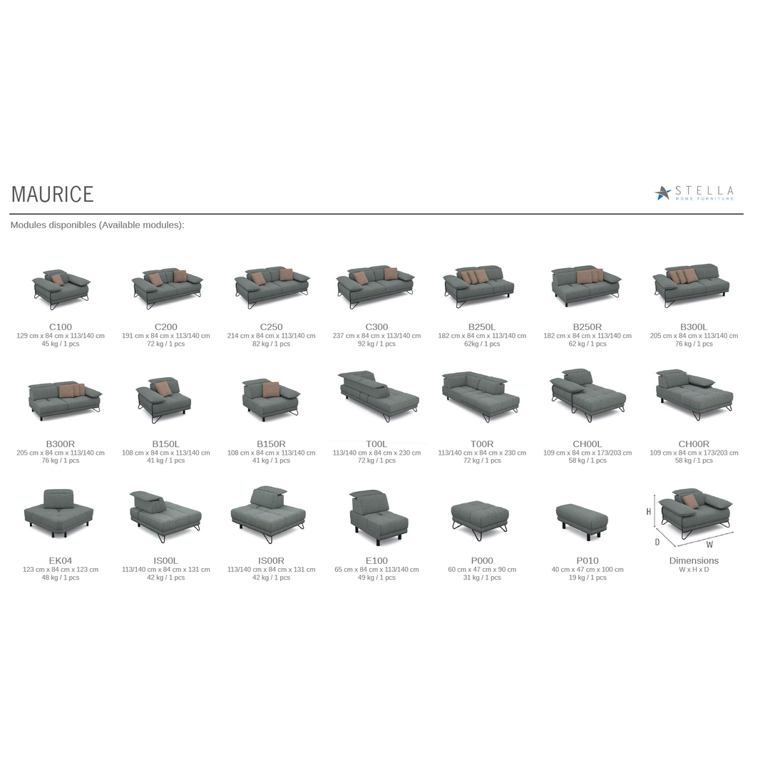 Canapé Maurice Poldem 1