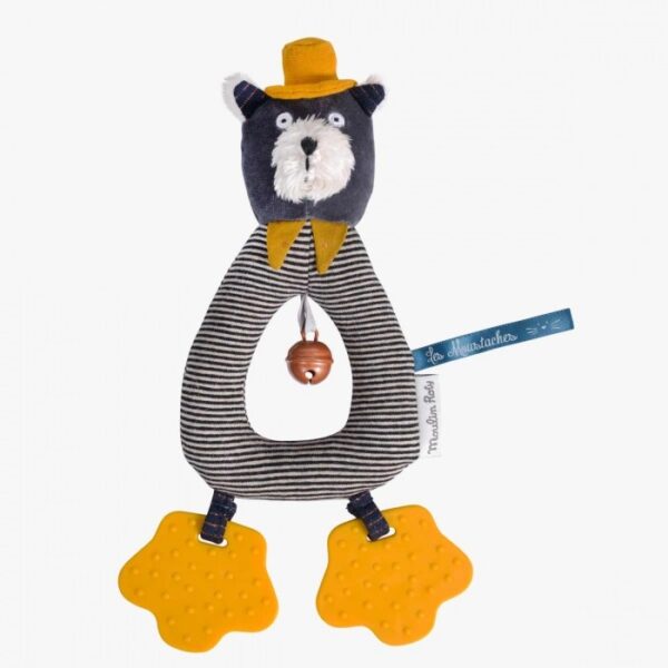 Hochet chat LES MOUSTACHES Moulin Roty