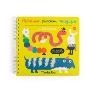 Peinture pinceau magique LES SCHMOUKS Moulin Roty