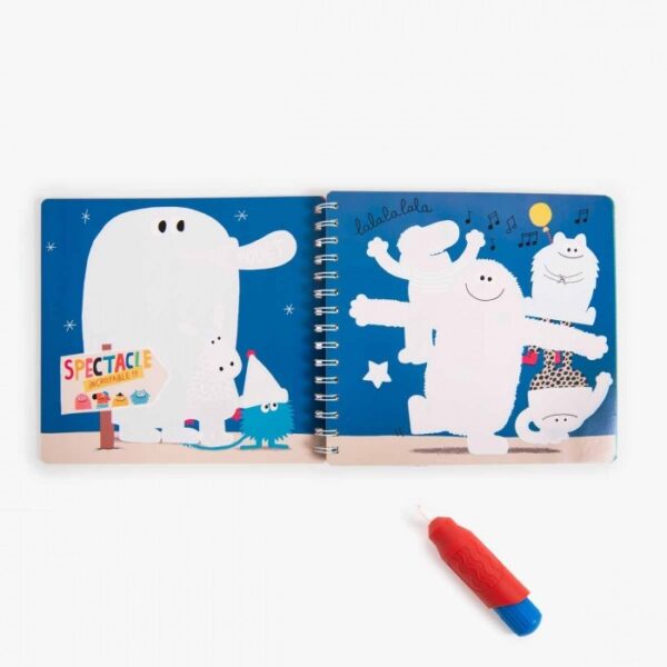 Peinture pinceau magique LES SCHMOUKS Moulin Roty