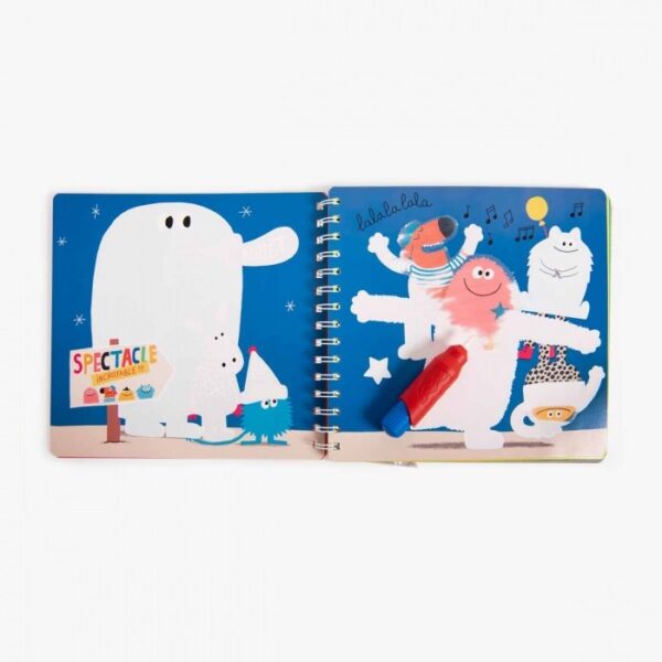 Peinture pinceau magique LES SCHMOUKS Moulin Roty