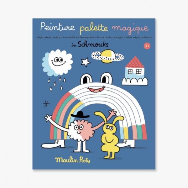 Peinture palette magique LES SCHMOUKS Moulin Roty
