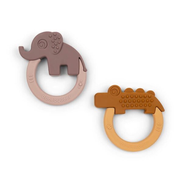 Jouets de dentition moutarde&poudre Done by Deer