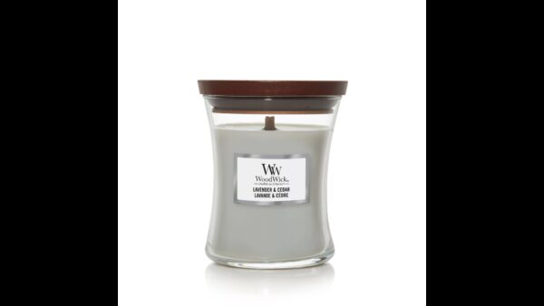 Bougie jarre LAVANDE ET CEDRE Woodwick