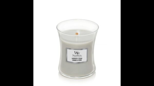 Bougie jarre LAVANDE ET CEDRE Woodwick