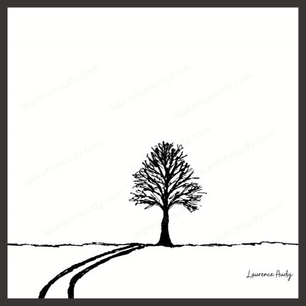 Dessin N&B Arbre N°6 par Laurence Audy