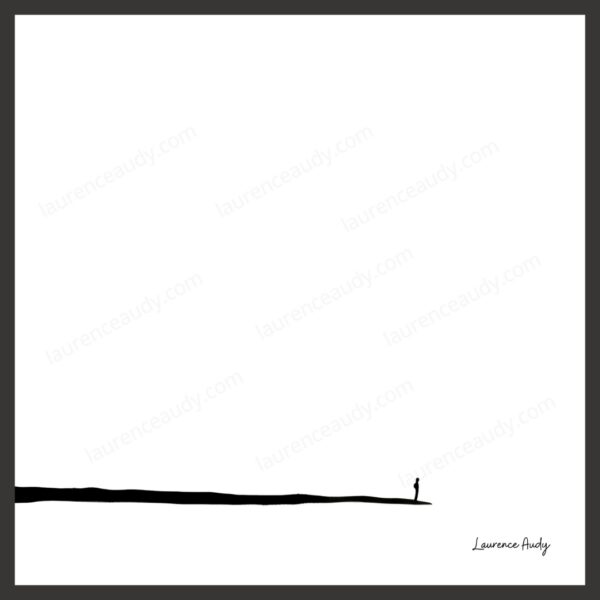 Dessin N&B Personnage N°1 par Laurence Audy