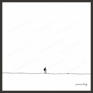 Dessin N&B Montagne N°3 par Laurence Audy