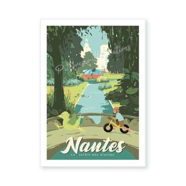 Affiche Jardin des plantes de Pitto Resco