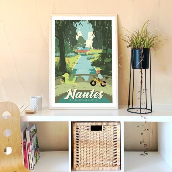 Affiche Jardin des plantes de Pitto Resco
