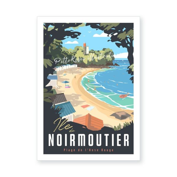 Affiche Noirmoutier de Pitto Resco
