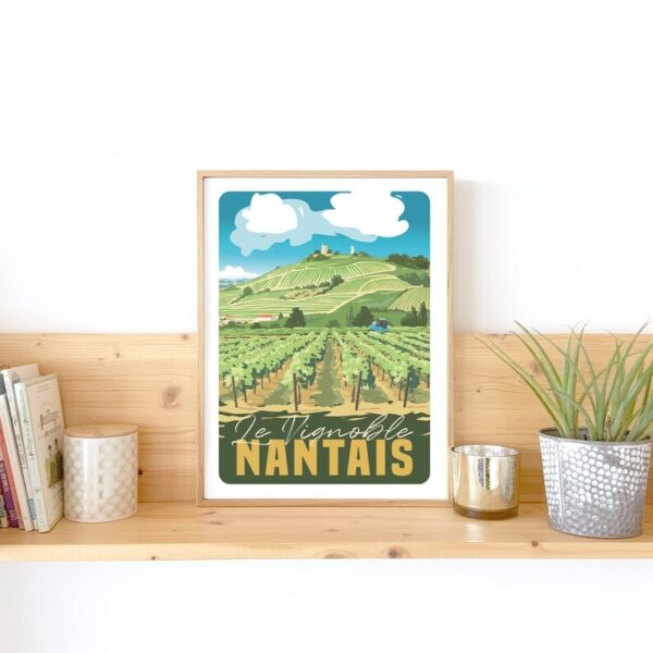 Affiche Vignobles Nantais de Pitto Resco