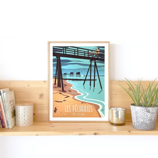 Affiche Les pêcheries de Pitto Resco