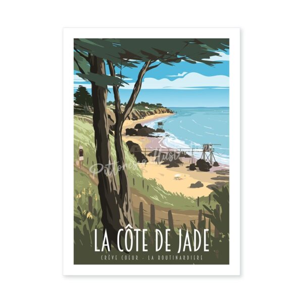 Affiche Côte de Jade de Pitto Resco