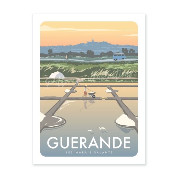 Affiche Guérande de Pitto Resco
