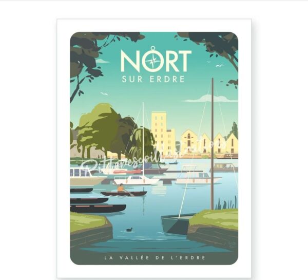 Affiche Nort sur Erdre de Pitto Resco