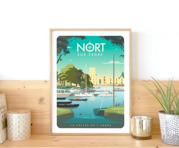 Affiche Nort sur Erdre de Pitto Resco