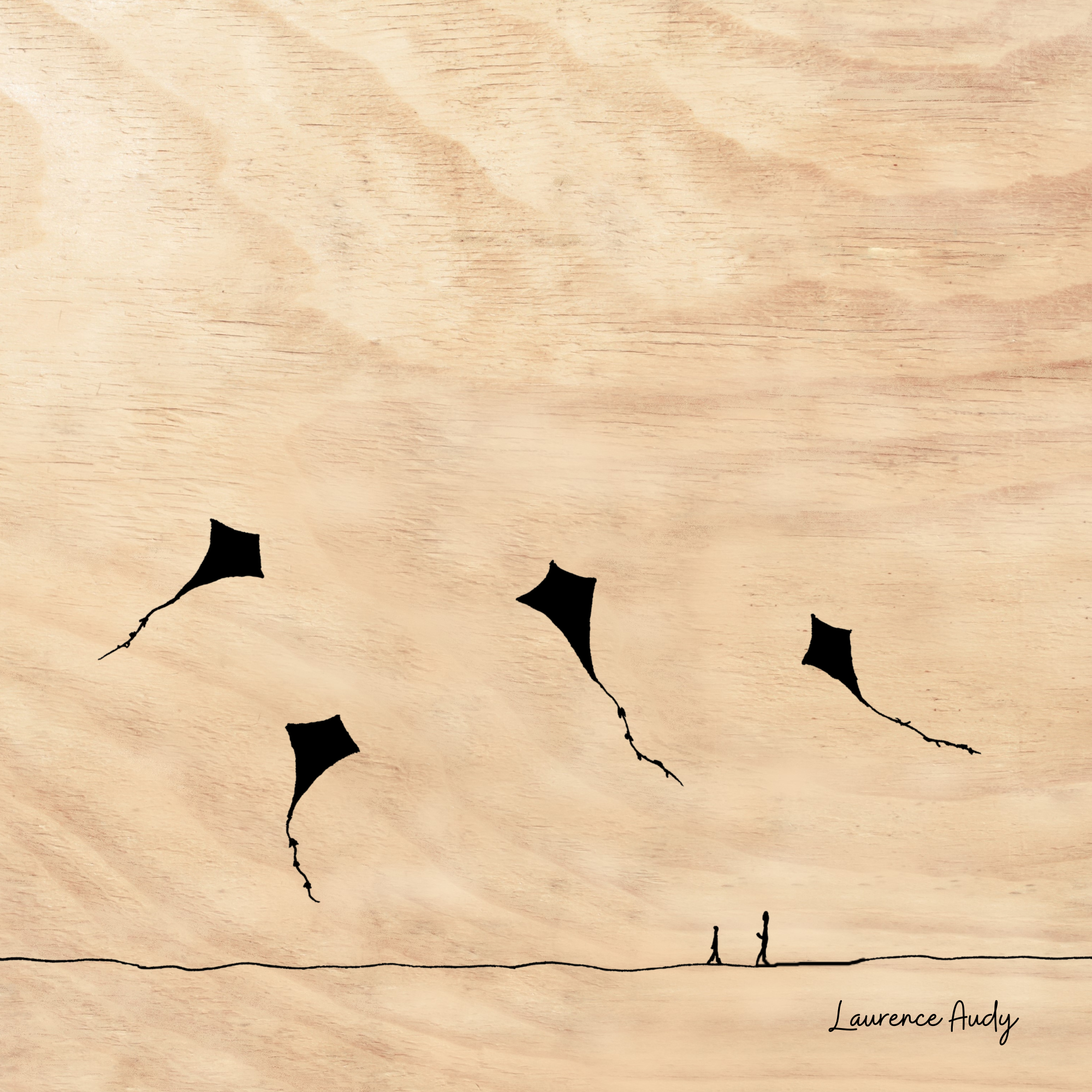 BOIS CERF VOLANT 02 20X20 BOIS CERF VOLANT 02 20X20