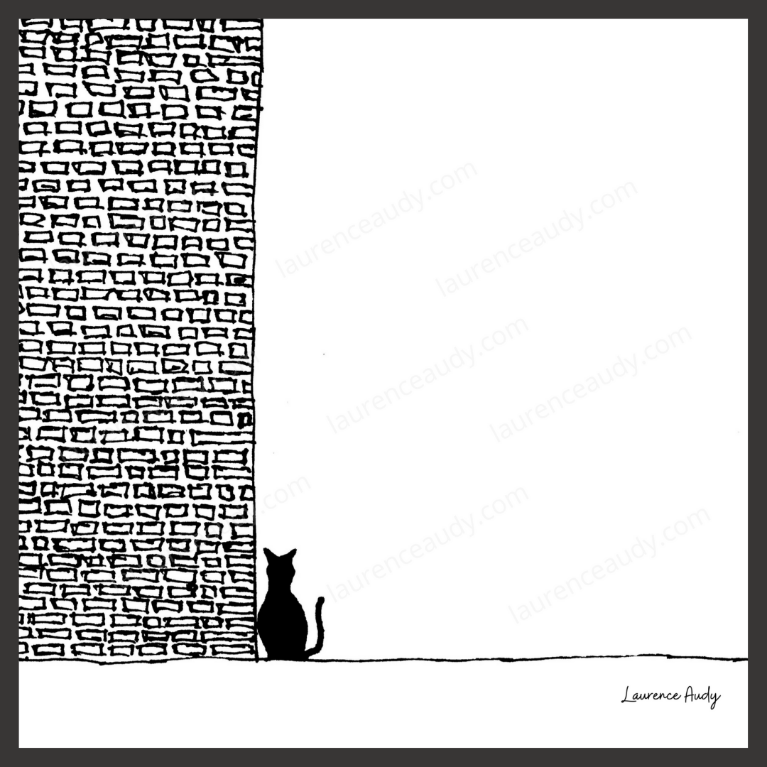 NB CHAT 01 CARRE filigrane kawaï noir NB CHAT 01 CARRE filigrane kawaï noir