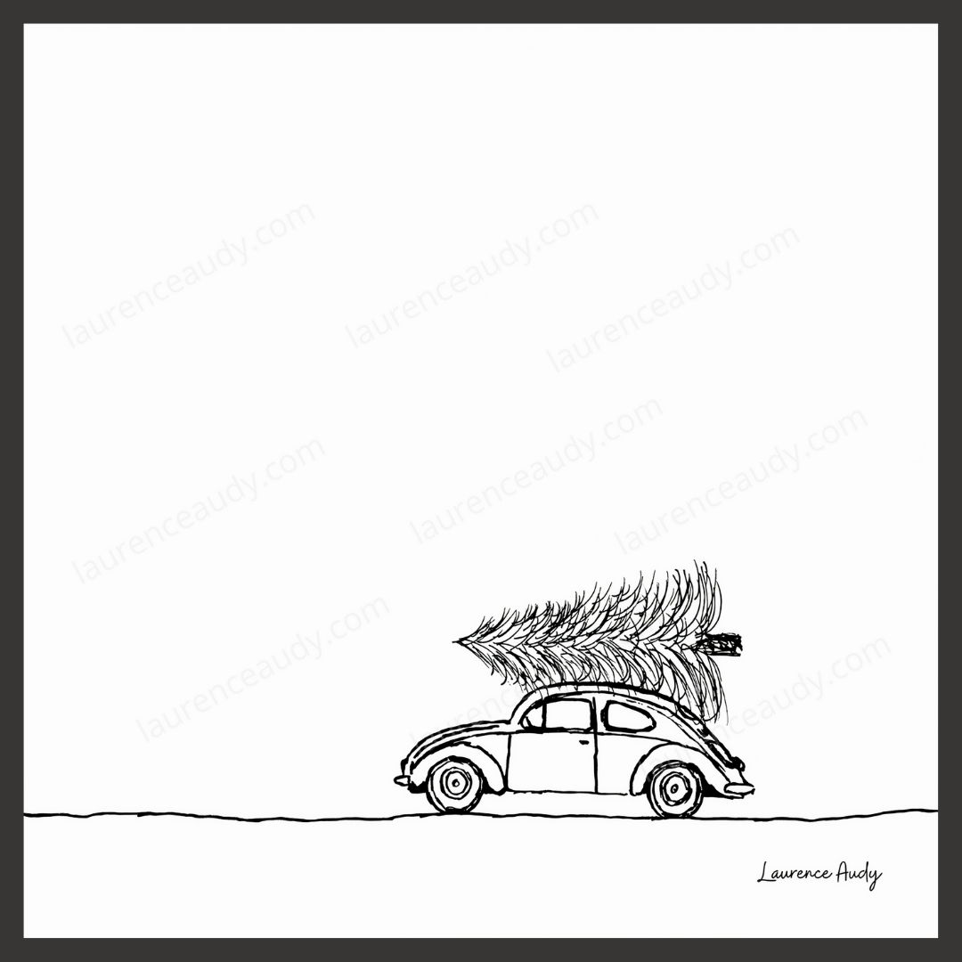 NB COCCI SAPIN 02 CARRE filigrane kawaï noir NB COCCI SAPIN 02 CARRE filigrane kawaï noir