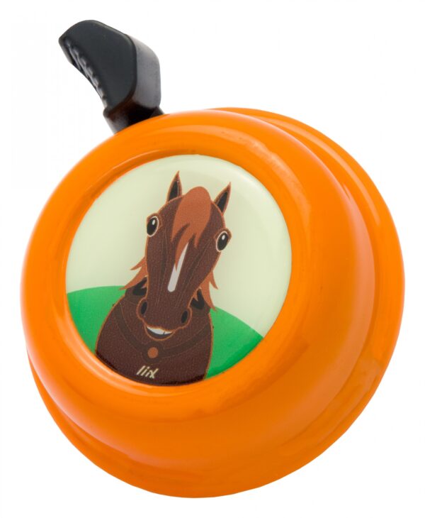Sonnette Orange Cheval Liix
