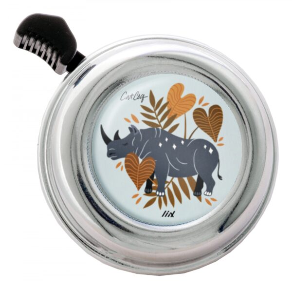 Sonnette Chrome Rhinocéros Liix