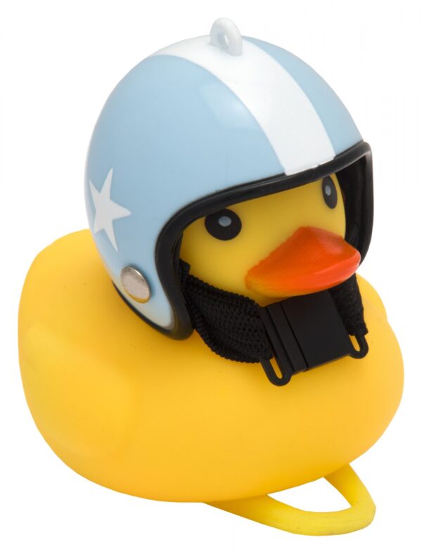 Canard bleu casque coeur Liix