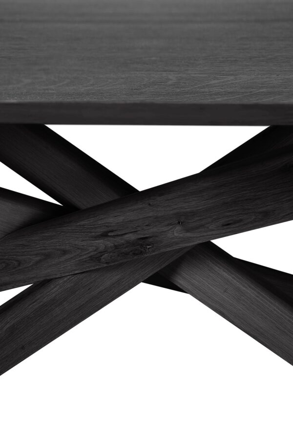 Table repas Mikado chêne noir Ethnicraft