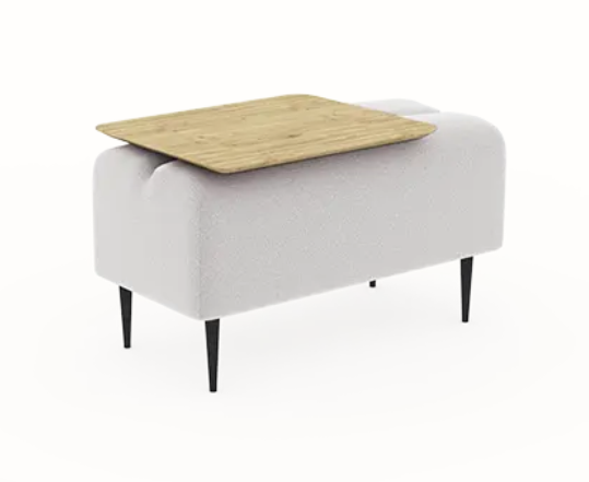 Pouf Monroe 1place Moonap Fama Home Stgereon Aurora02 Table Chene