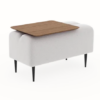 Pouf Monroe 1place Moonap Fama Home Stgereon Aurora02 Table Noyer