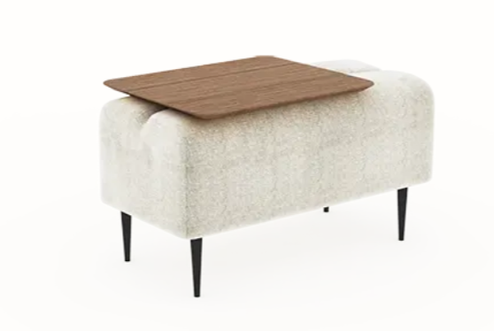 Pouf Monroe 1place Moonap Fama Home Stgereon Lyon109 Table Noyer