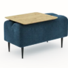 Pouf Monroe 1place Moonap Fama Home Stgereon Lyon47 Table Chene