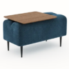 Pouf Monroe 1place Moonap Fama Home Stgereon Lyon47 Table Noyer