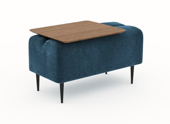 Pouf Monroe 1place Moonap Fama Home Stgereon Lyon47 Table Noyer