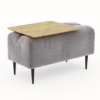 Pouf Monroe 1place Moonap Fama Home Stgereon Lyon65 Table Chene