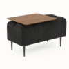 Pouf Monroe 1place Moonap Fama Home Stgereon Lyon66 Table Noyer