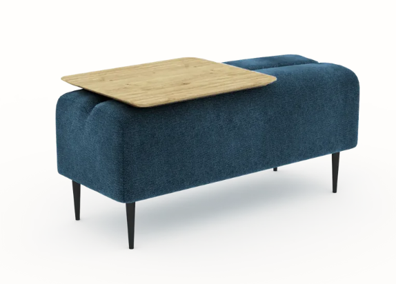 Pouf Monroe 2places Moonap Fama Home Stgereon Lyon47 Tablette Chene