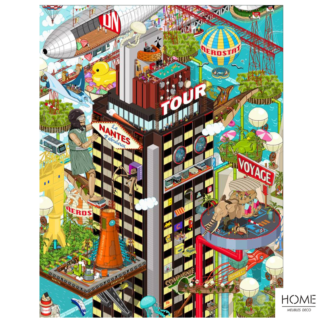 Nantes Pixelart Tour De Bretagne